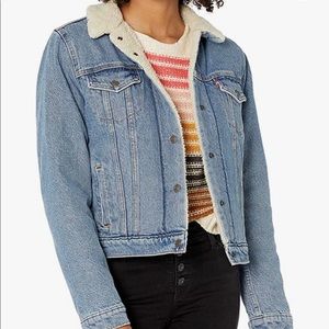 Levi’s Ex-Boyfriend Denim Sherpa Jacket